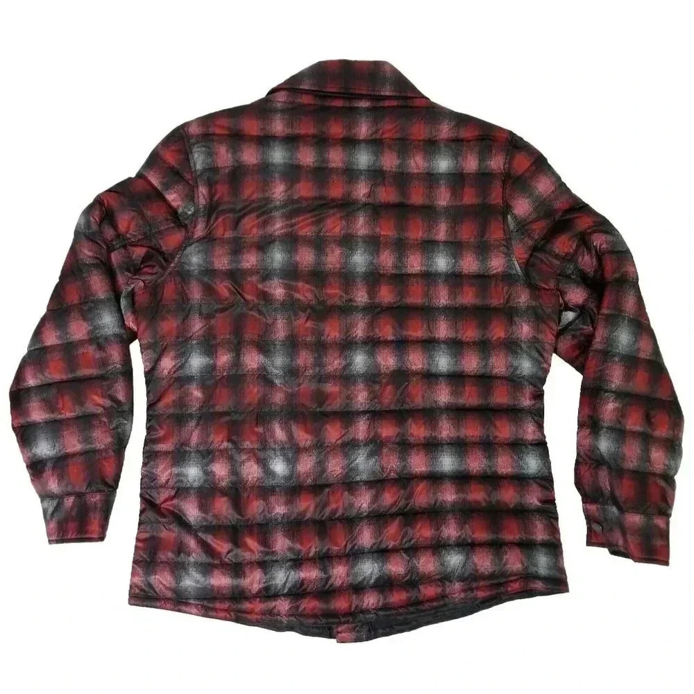 Pendleton Montecello Red Plaid Down Filled Quilted Puffer Jacket Men's Size L - Picture 8 of 8